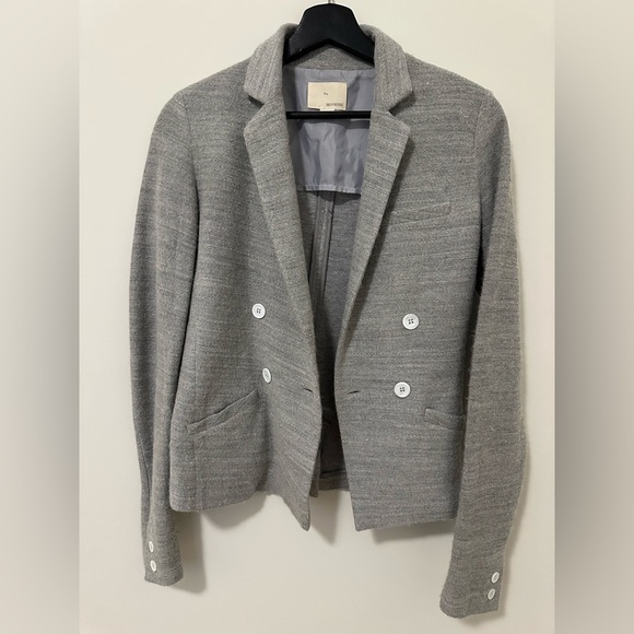 Boy by Band of Outsiders lightweight alpaca/wool blazer gray size 1 (fits xs/s) - Picture 3 of 7
